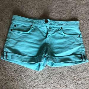Sanctuary Anthro Teal Shorts